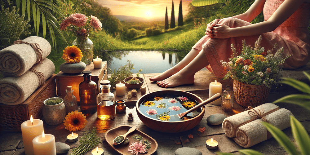 Huile de ricin cors aux pieds