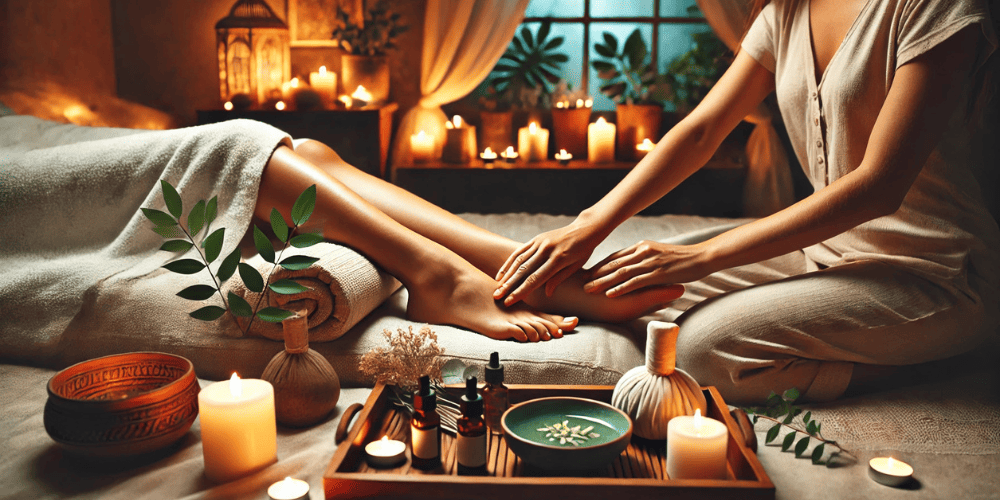 Comprendre la réflexologie plantaire pour soulager les jambes lourdes