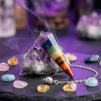 Pendule Divinatoire Radiesthésie 7 Chakras C C