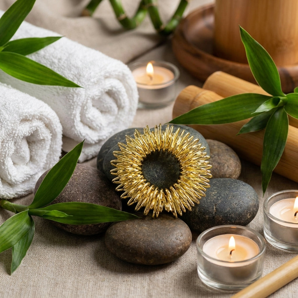 Anneau Massant | Anneau de Massage Doigt 10 x Doré 10 x Doré