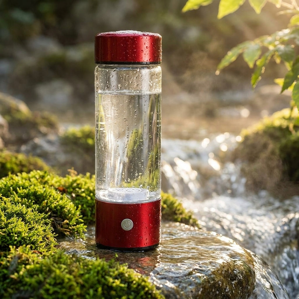 Générateur d'Eau Hydrogénée Portable Bleu Rouge