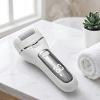 Rape Électrique Pied Puissante | Râpe Electrique pour les Pieds Professionnel Blanc Blanc