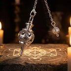 Pendule Divinatoire Radiesthésie Metal Reiki Égyptien Professionnel 40 40