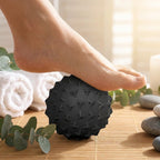 Boule de Massage Caoutchouc Pied | Massage pour les Pieds Violet Noir