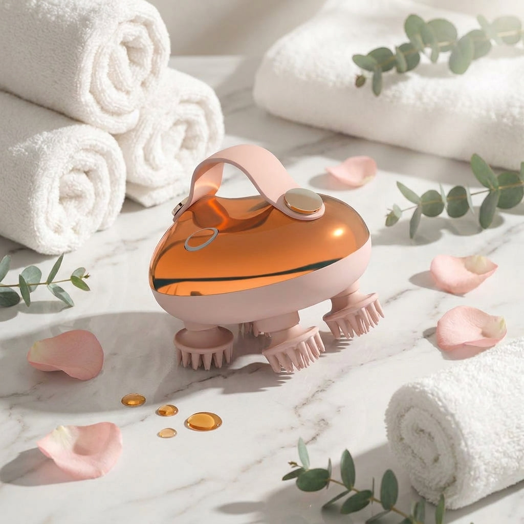 Masseur Crânien | Livraison Gratuite Violet Marron