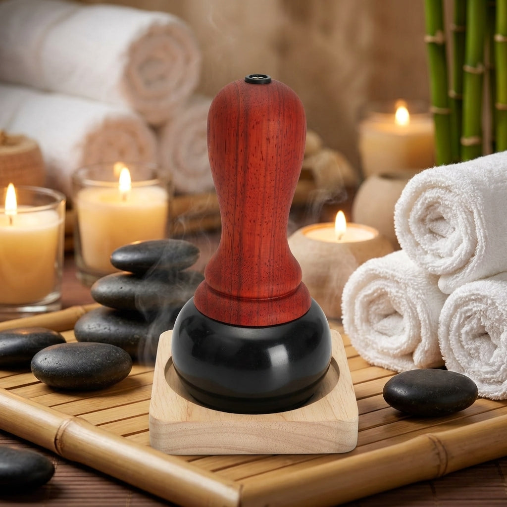 Pierre Chaude Massage Électrique | Livraison Offerte B (facial) A (corps)