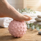 Boule de Massage Caoutchouc Pied | Massage pour les Pieds Violet Rose
