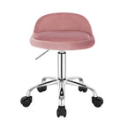 Tabouret à Roulette Rose