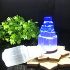 Lampe Selenite Naturel au Gramme
