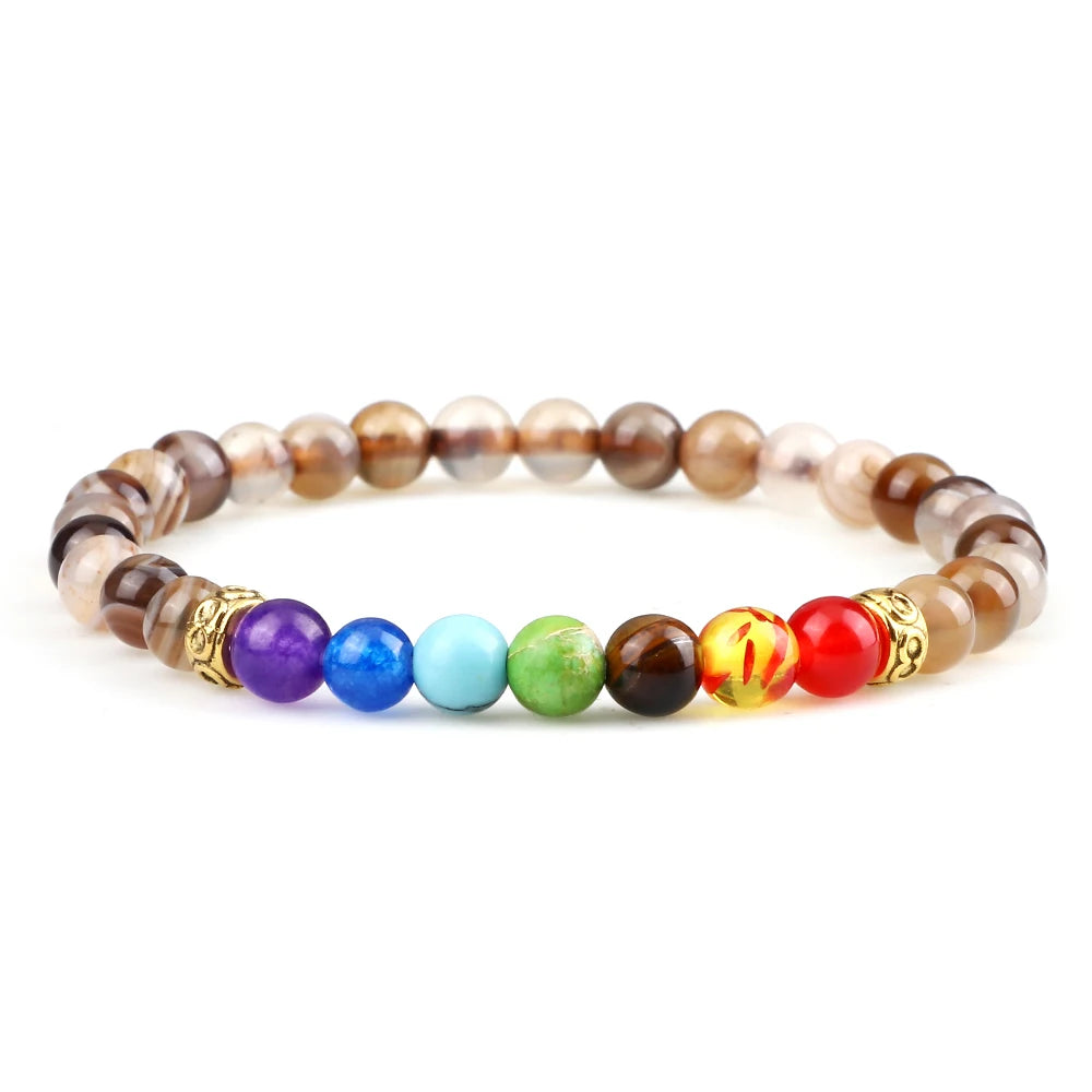 Bracelet 7 Chakras pour Femme