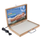 Mallette en Bois pour Réchauffer Pierre de Massage