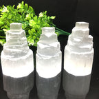 Lampe Selenite Naturel au Gramme