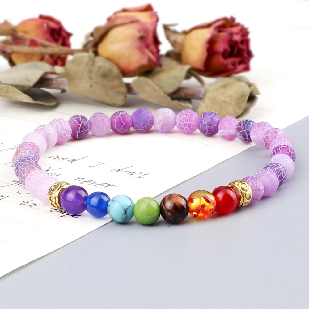 Bracelet 7 Chakras pour Femme