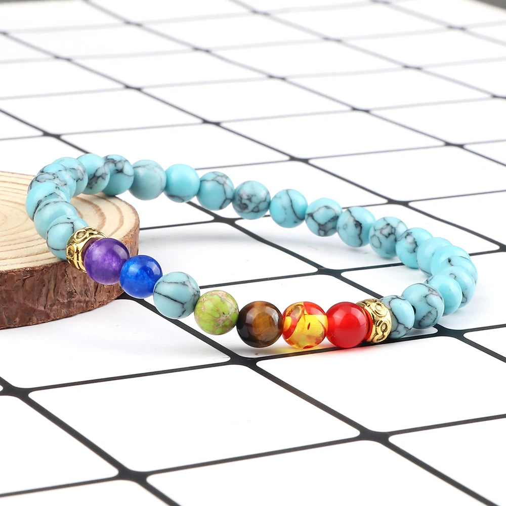 Bracelet 7 Chakras pour Femme