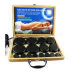 Mallette en Bois pour Réchauffer Pierre de Massage