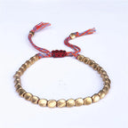 Bracelet Tibétain Fin en Cordon Tressé