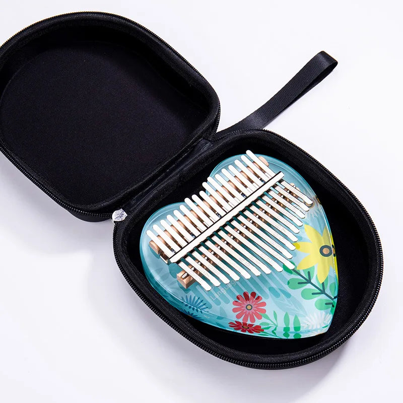 Kalimba 17 Lames Acrylique Transparent