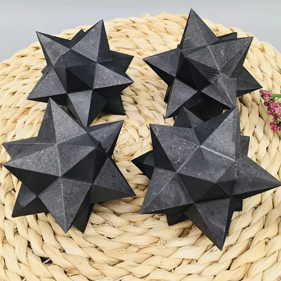 Étoile en Pierre Shungite