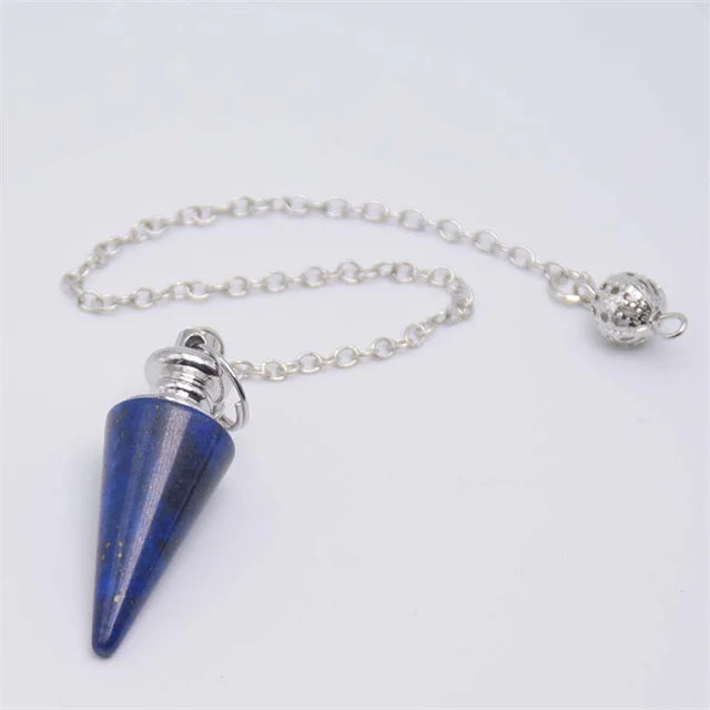 Pendule Divinatoire Radiesthésie en Pierre Naturelle