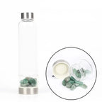 Gourde en Verre avec Cristaux 550ML