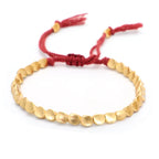 Bracelet Tibétain Fin en Cordon Tressé