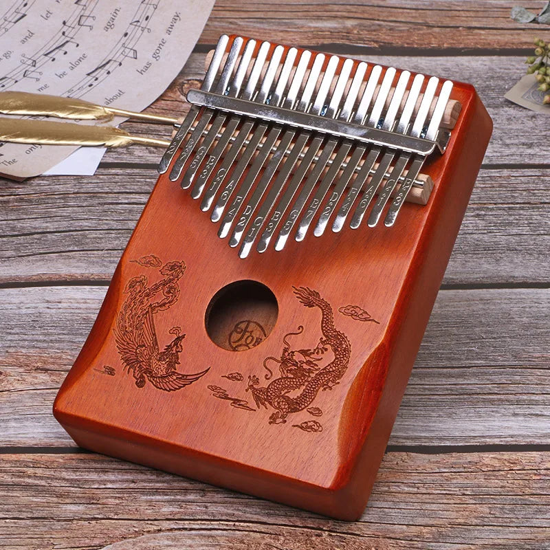 Kalimba 17 Lames avec Gravure