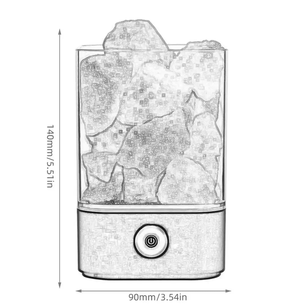 Lampe à Cristaux de Sel de l'Himalaya