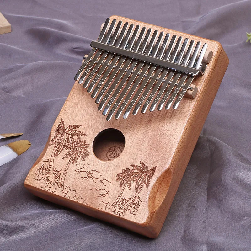 Kalimba 17 Lames avec Gravure