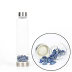 Gourde en Verre avec Cristaux 550ML