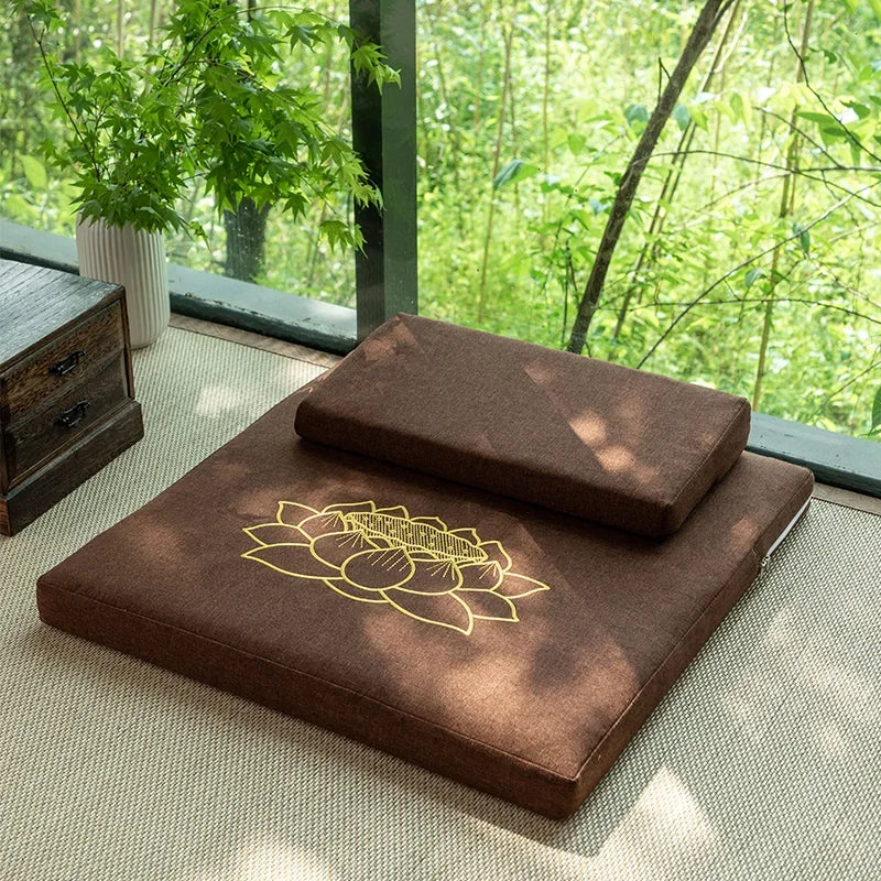 Ensemble Coussin de Méditation Rectangulaire