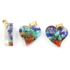 Pendentif Orgonite Coeur