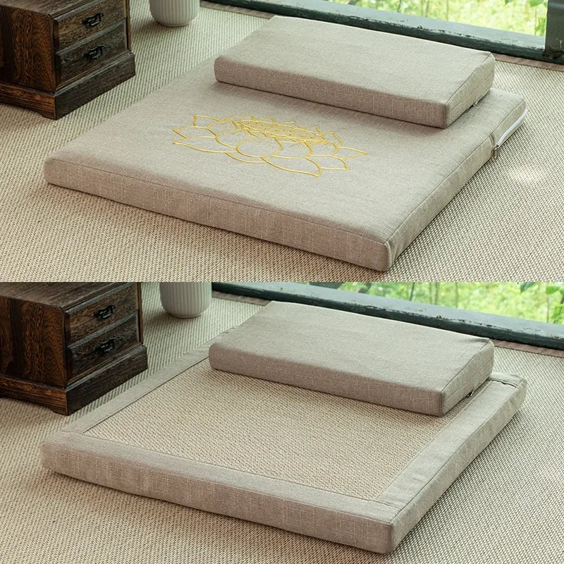 Ensemble Coussin de Méditation Rectangulaire