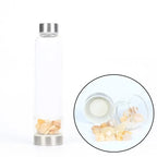Gourde en Verre avec Cristaux 550ML