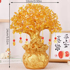 Arbre de Vie Feng Shui Doré