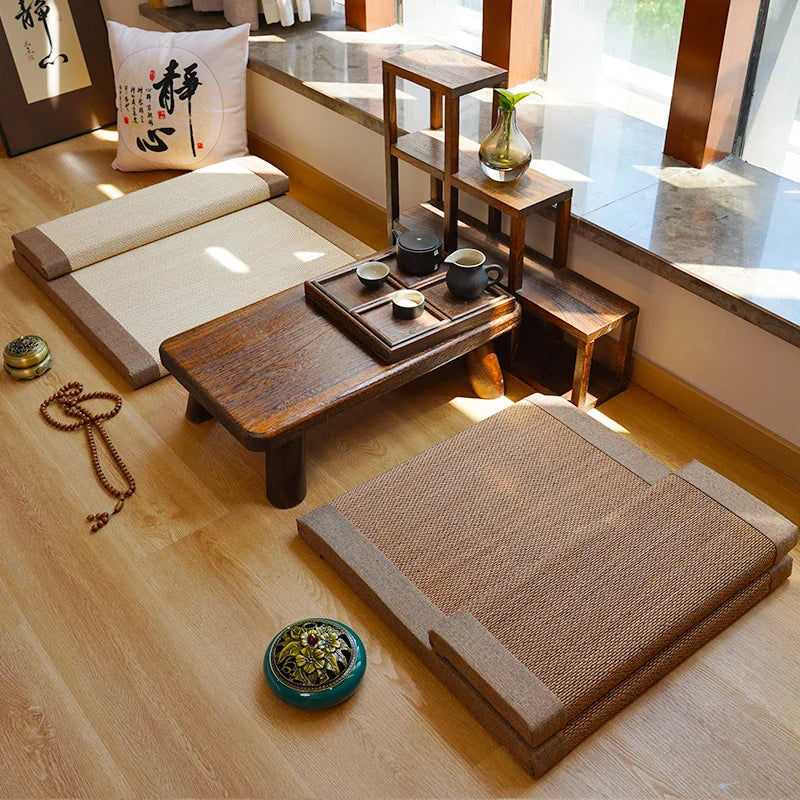 Coussin Yoga Ergonomique en Fibre de Coco et Bambou Naturel