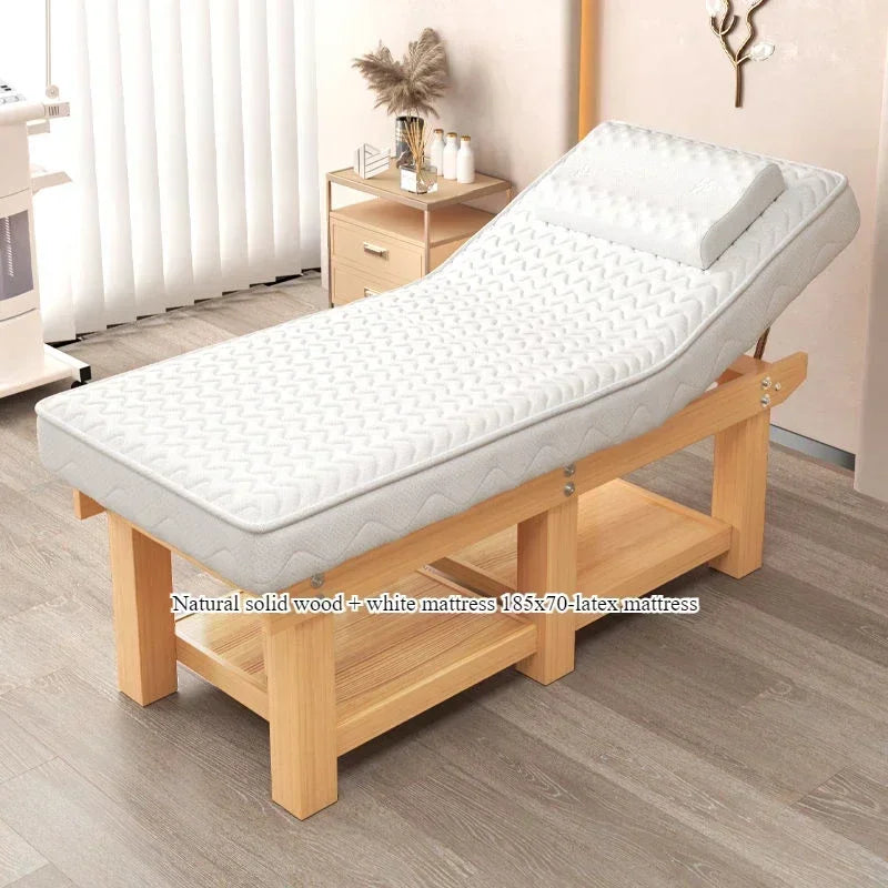 Table de Massage Fixe en Bois