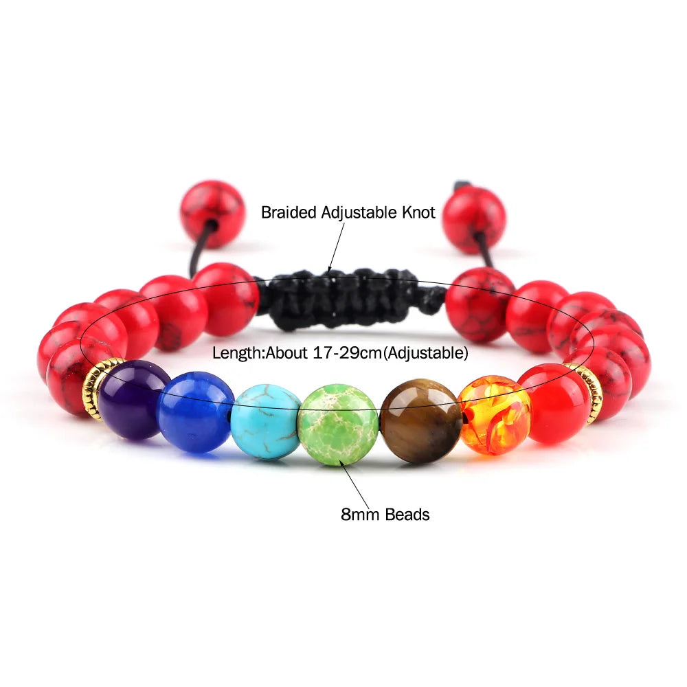 Bracelet 7 Chakras Homme