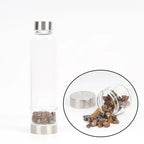 Gourde en Verre avec Cristaux 550ML