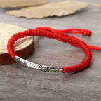 Bracelet Tibétain Cordon Tressé
