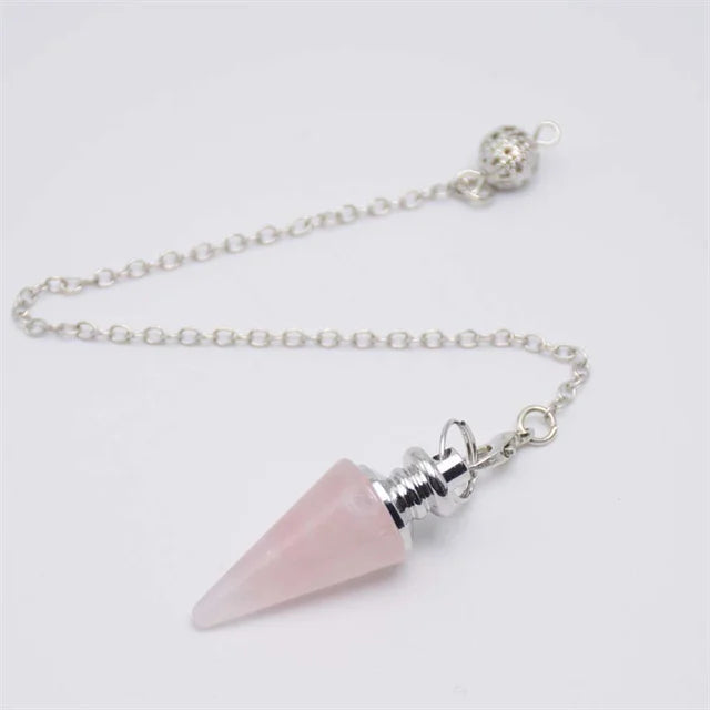 Pendule Divinatoire Radiesthésie en Pierre Naturelle