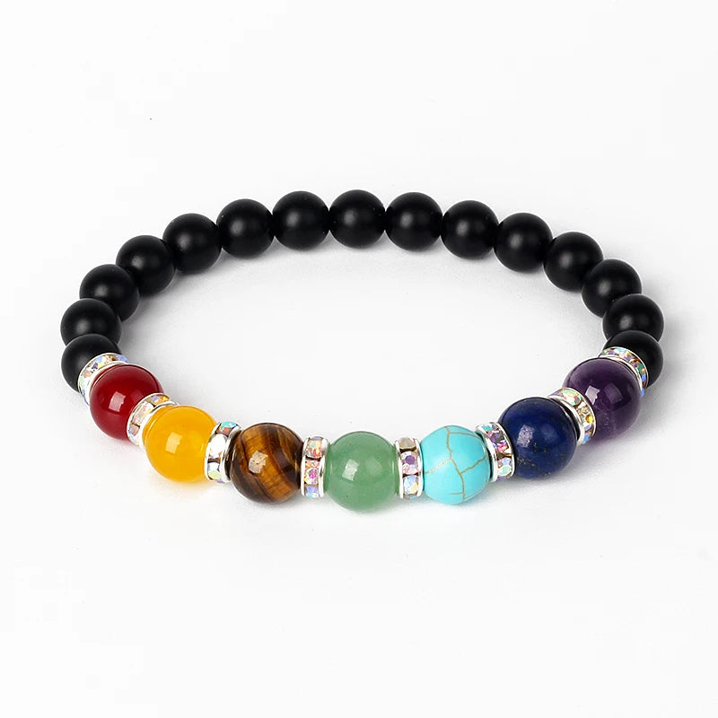 Bracelet de Lithothérapie 7 Chakras