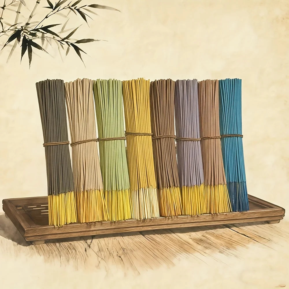 250 Bâtonnets d'Encens Naturel 8 Parfums