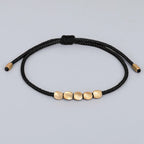 Bracelet Tibétain Fin en Cordon Tressé
