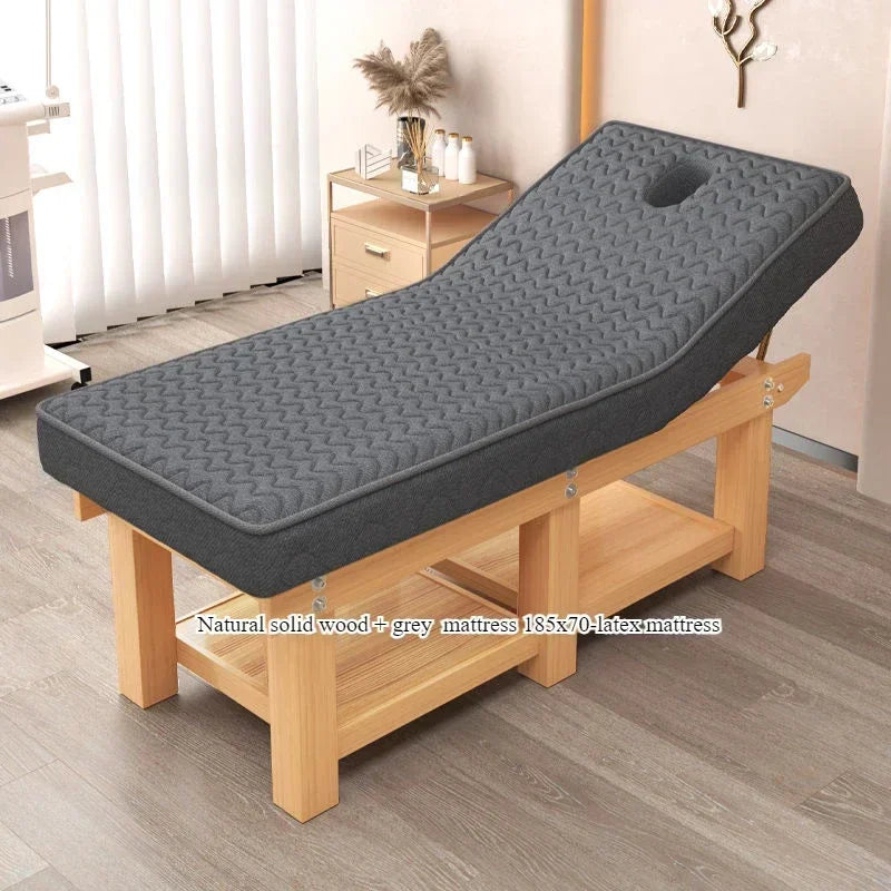 Table de Massage Fixe en Bois