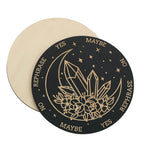 Planche Radiesthésie en Bois Motif Cristal