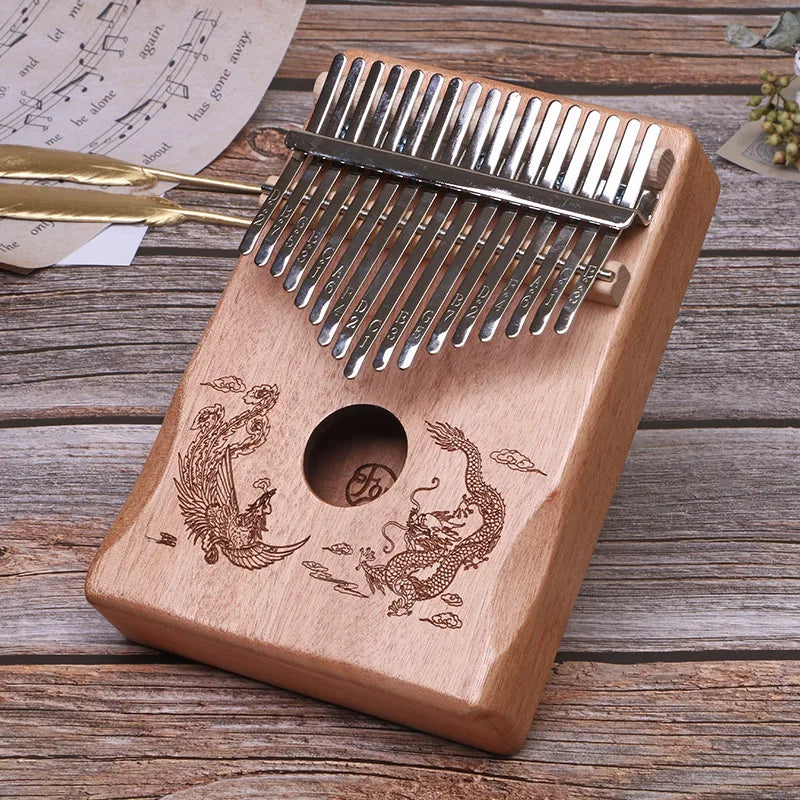 Kalimba 17 Lames avec Gravure
