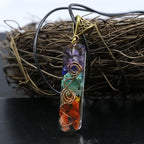 Pendentif Collier Orgonite Hexagone