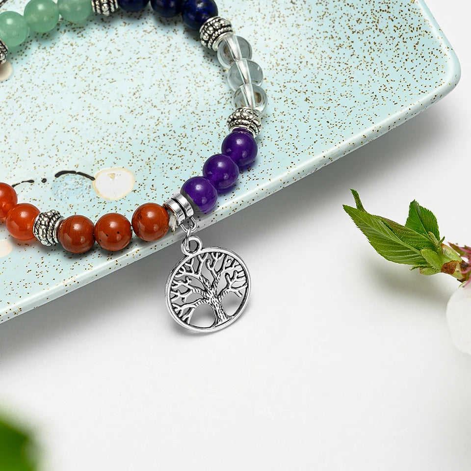 Bracelet 7 Chakras Arbre de Vie