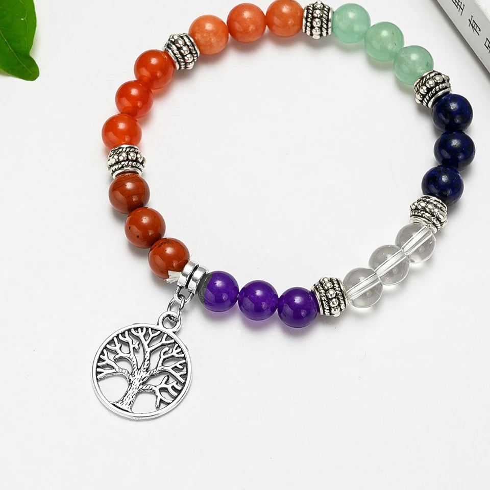 Bracelet 7 Chakras Arbre de Vie