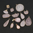Pendentif Quartz Rose Pierre Naturelle